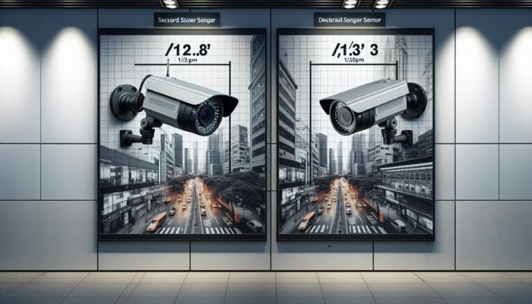 sensor size comparison cctv