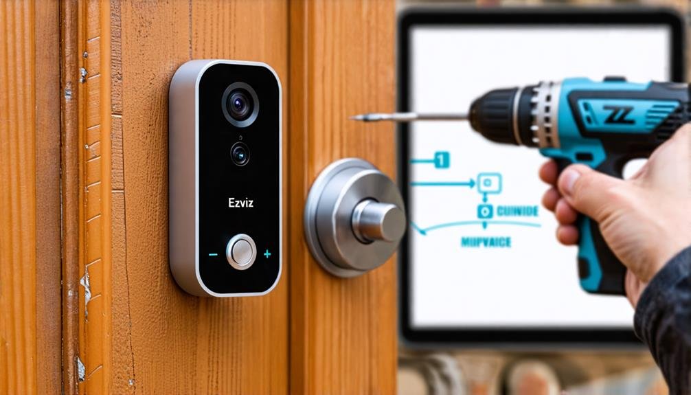 ezviz doorbell installation guide