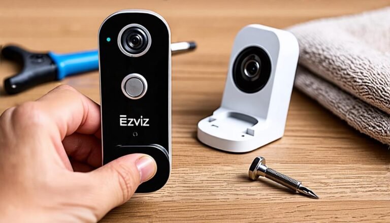 ezviz doorbell removal guide