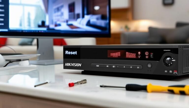 factory reset hikvision dvr