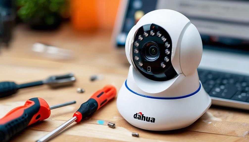 reset dahua ip camera