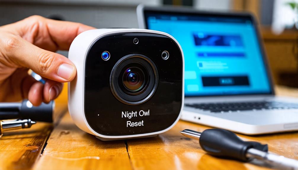 reset night owl camera