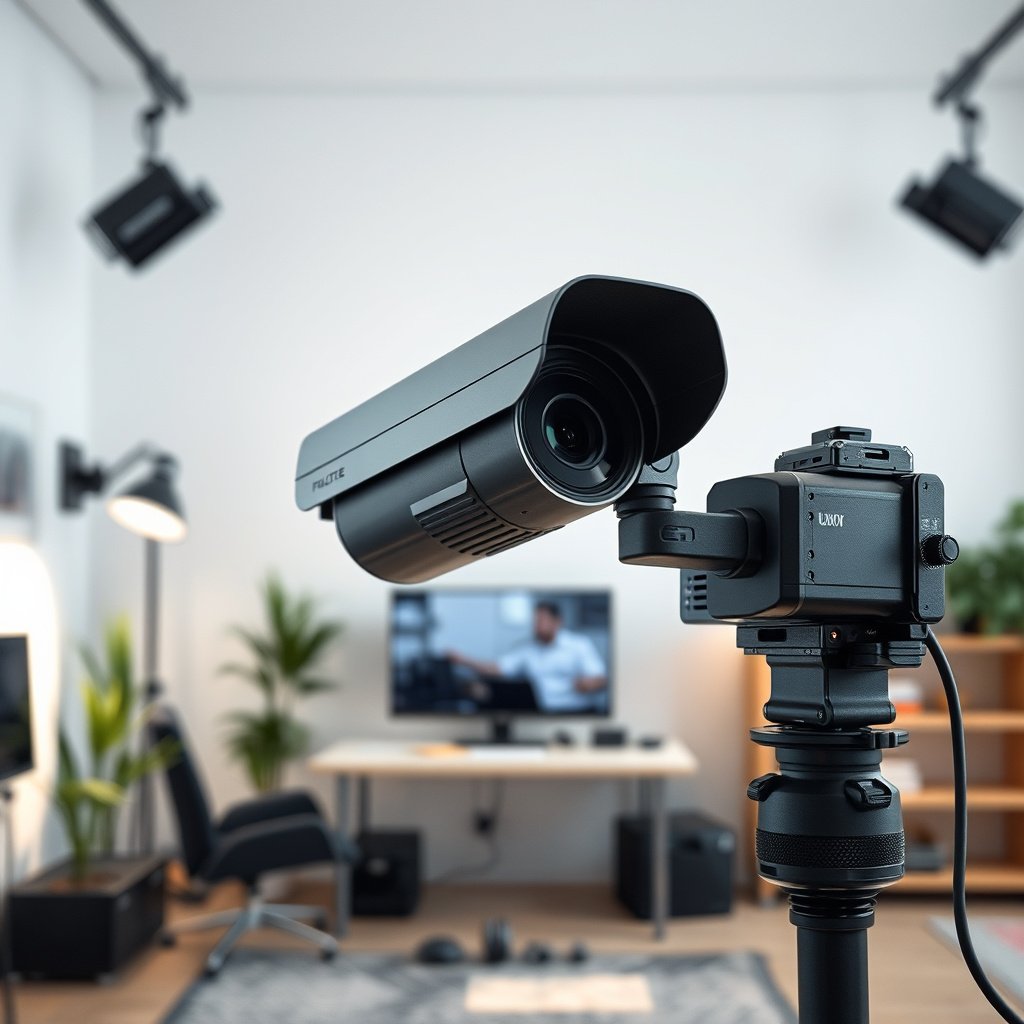CCTV camera with audio capabilities and system compatibility check