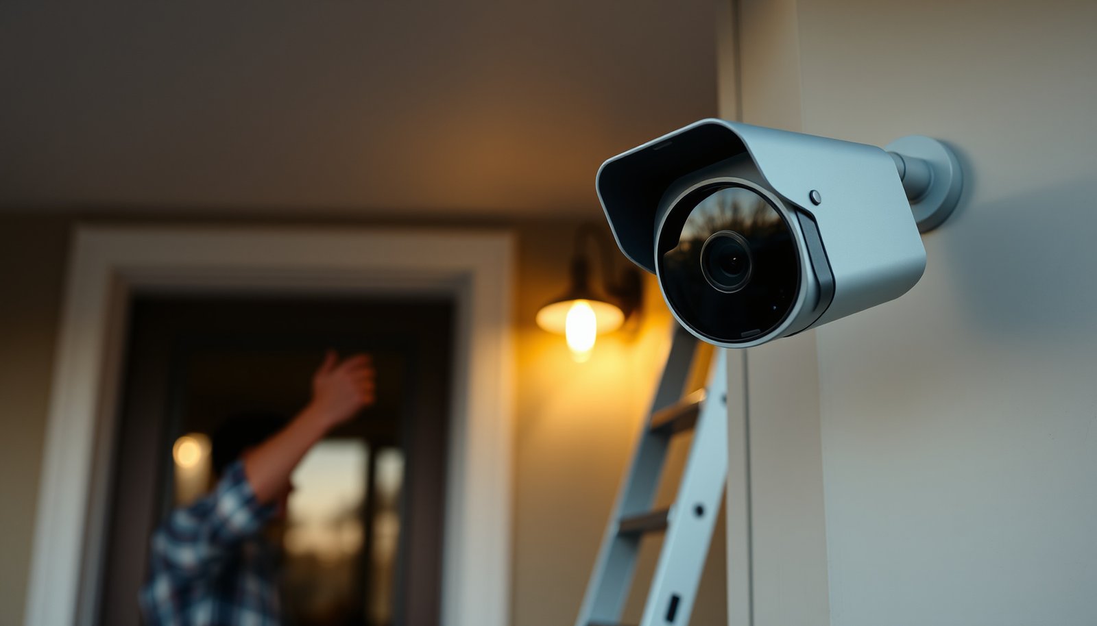 Step-by-step guide on how to install a CCTV camera at home for security.