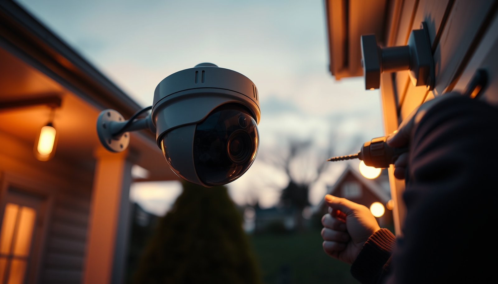 Step-by-step guide on how to install a CCTV camera for home security.