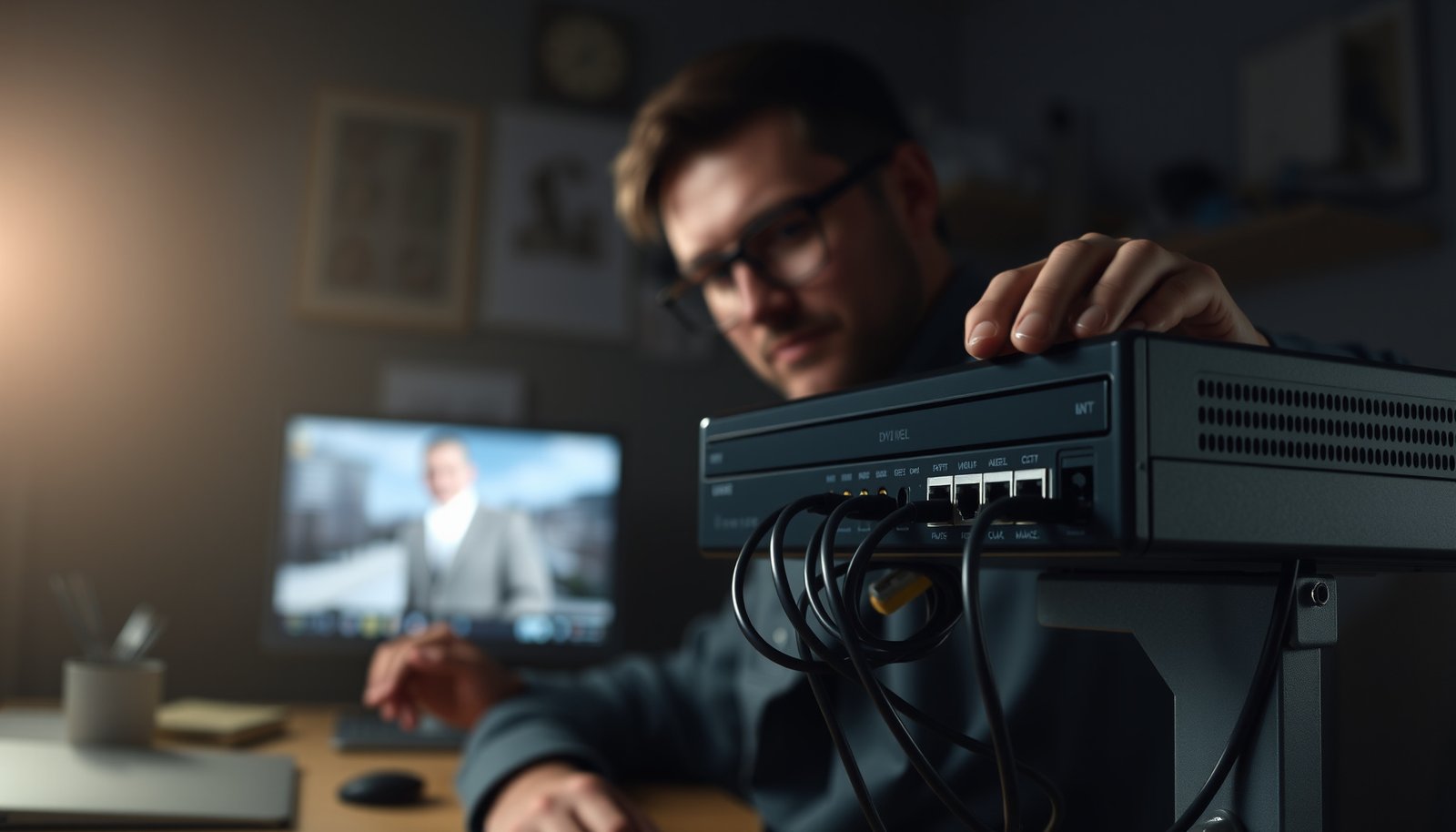 Step-by-step guide for setting up a CCTV DVR system for security monitoring.
