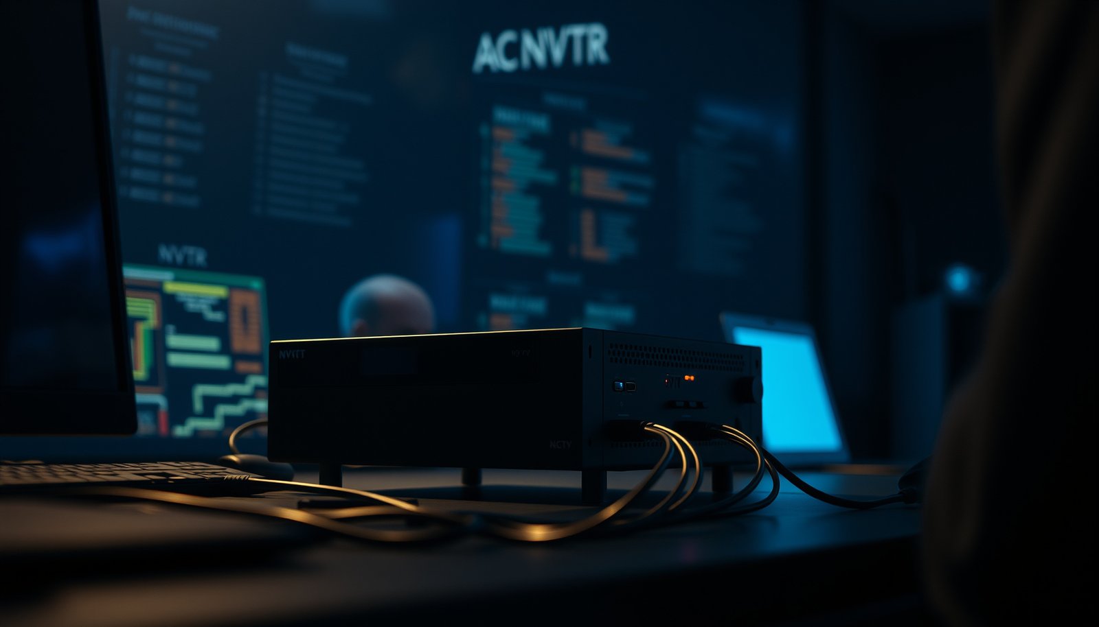 Checklist for setting up a CCTV NVR system, including essential installation steps.