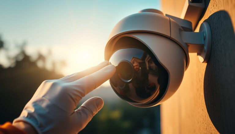 Step-by-step guide on how to clean a CCTV camera lens effectively.