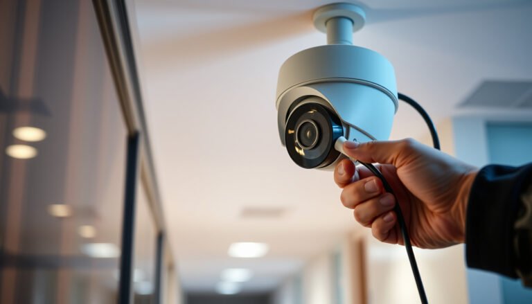 Step-by-step guide to connect an IP CCTV camera to a network for surveillance