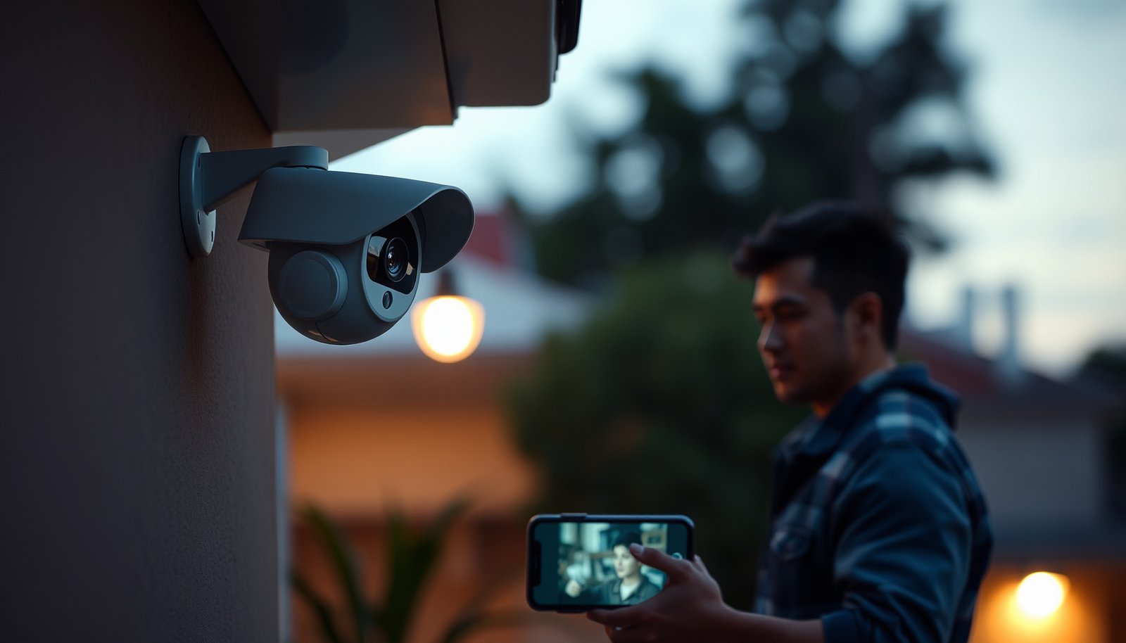 Step-by-step setup guide for connecting a Wi-Fi CCTV camera.