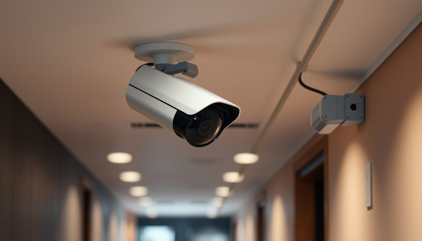 Step-by-step guide on connecting a PoE CCTV camera for security setup.
