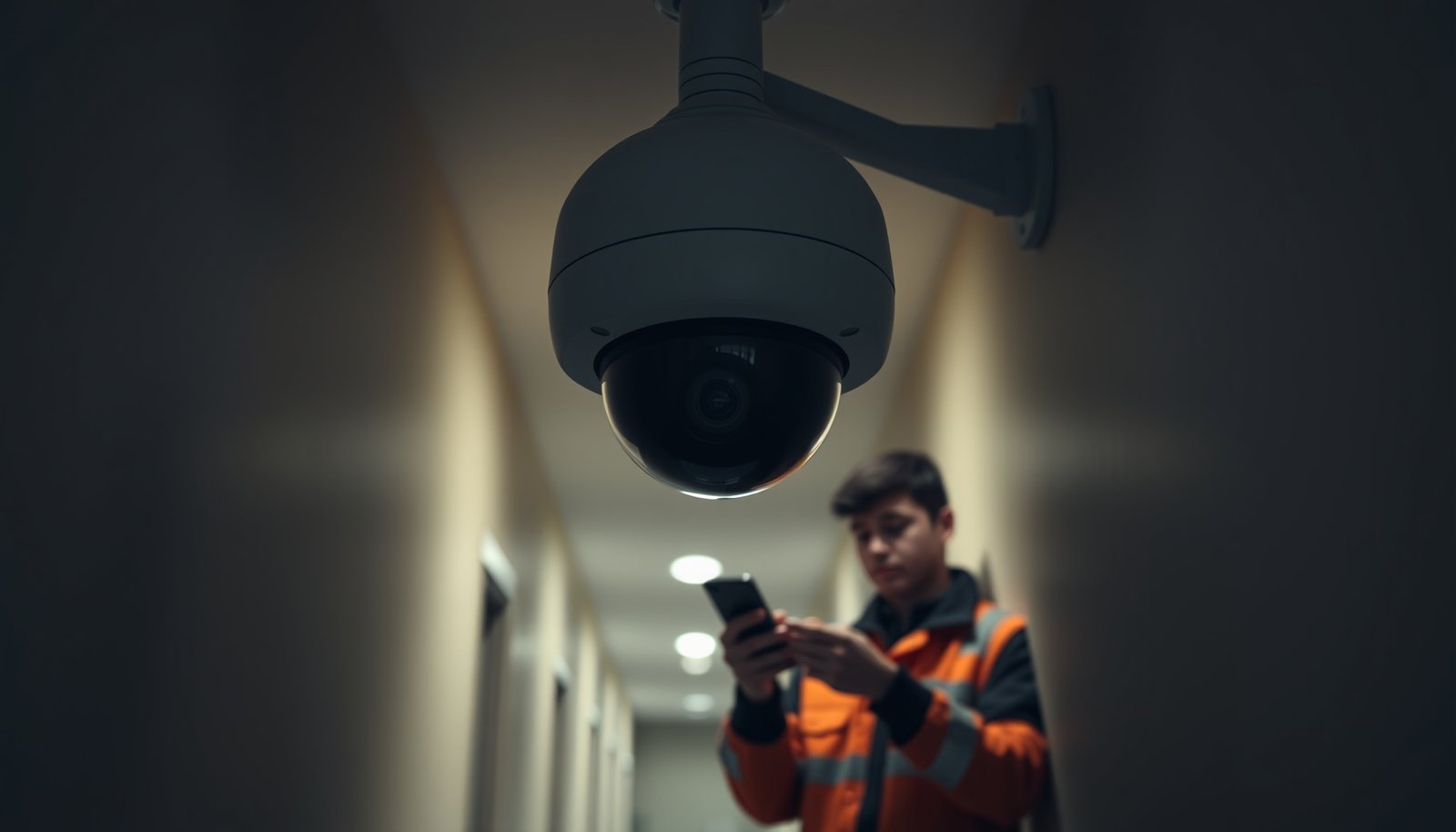 CCTV camera with motion detection settings highlighted for optimal security monitoring