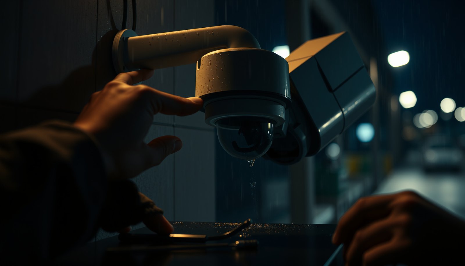 Step-by-step guide to enable night vision on a CCTV camera for enhanced security.
