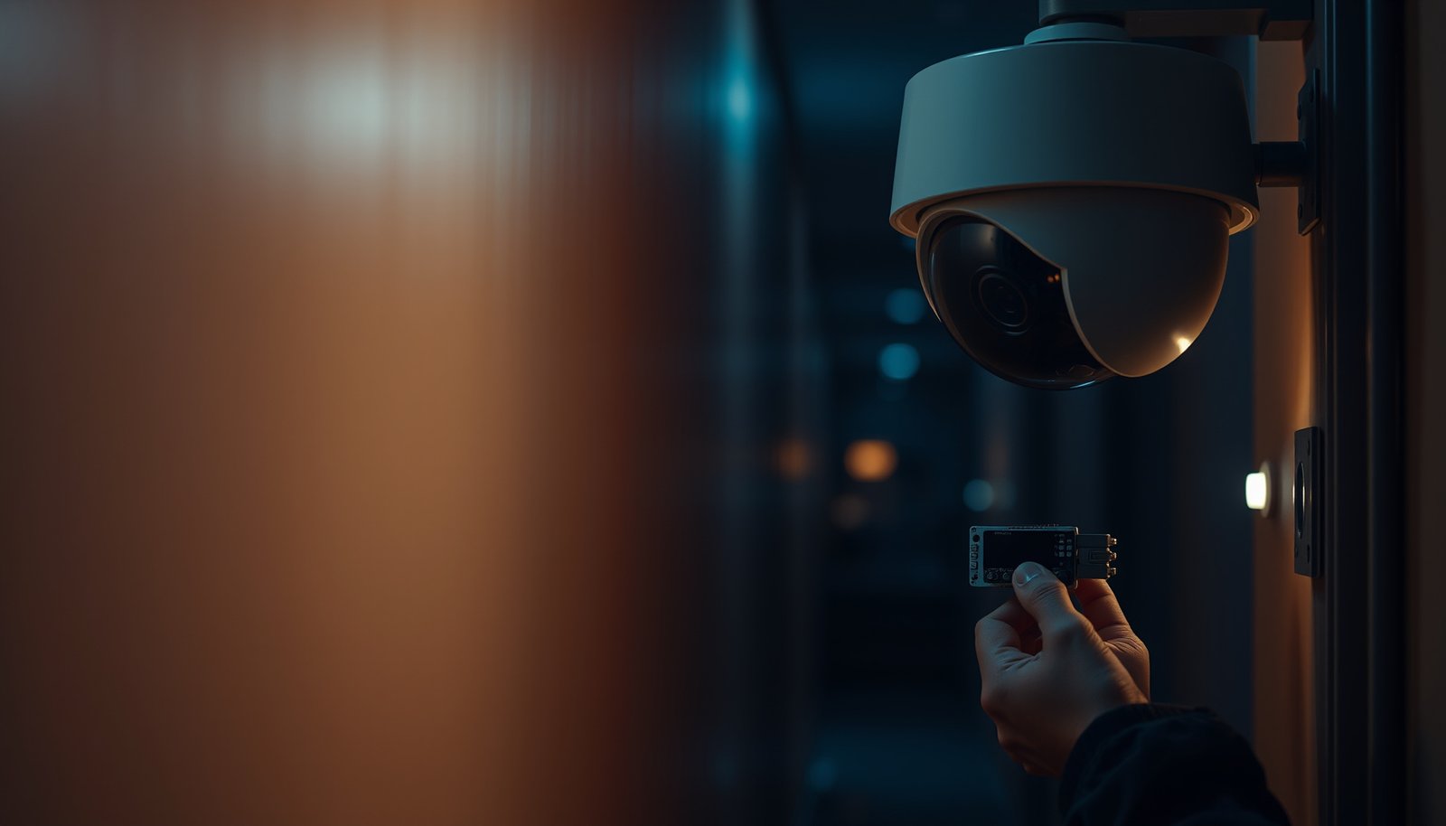 Step-by-step guide to enabling night vision on a CCTV camera for better surveillance.