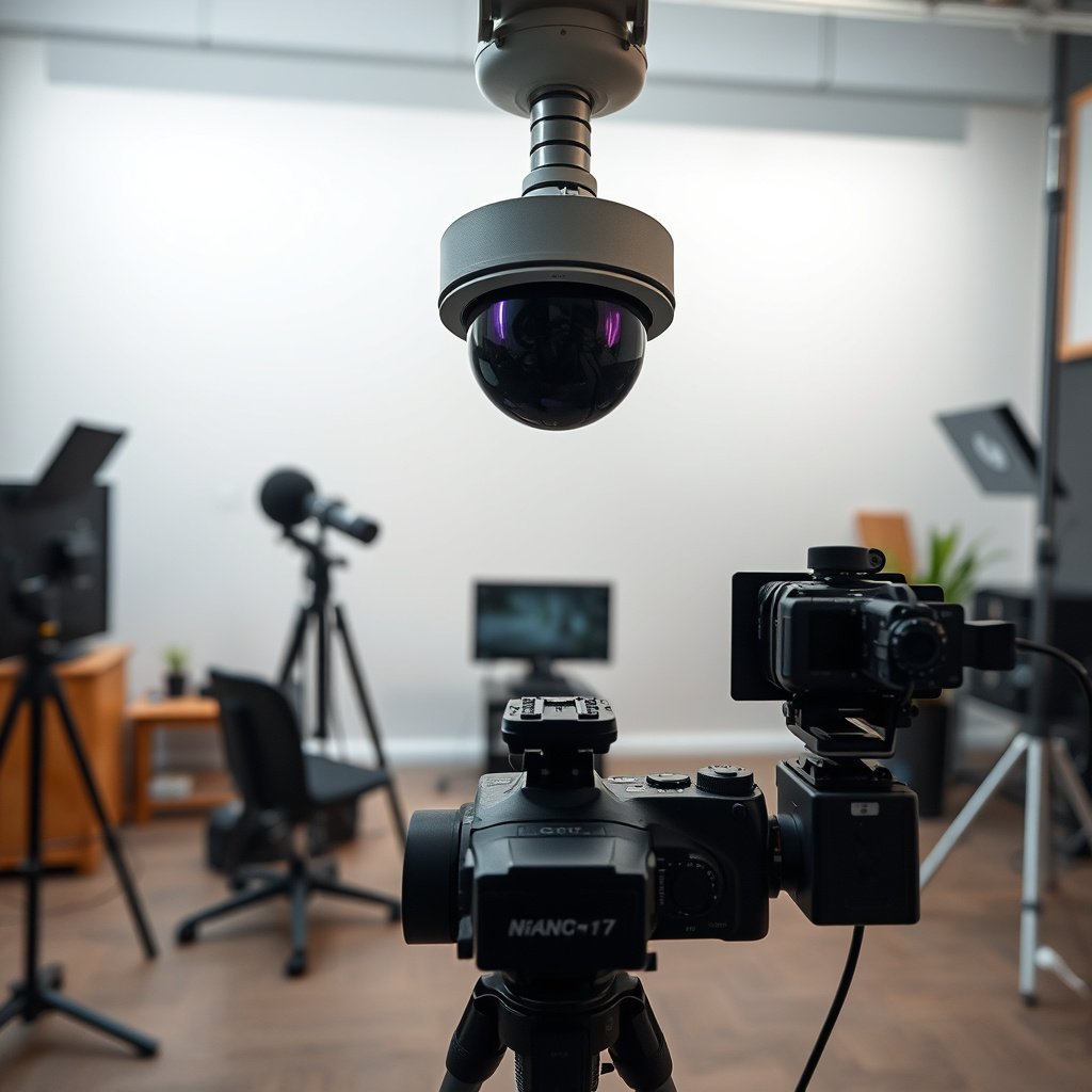 Tools and equipment needed before connecting a PoE CCTV camera for installation.