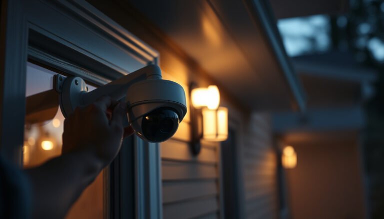 A diagram illustrating how to plan a CCTV system for home security, showcasing camera placement and coverage areas.