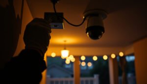 Step-by-step guide on how to wire a CCTV camera for power, video, and ground connections.